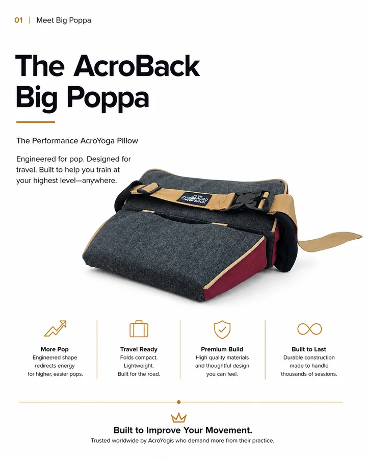 AcroBack Big Poppa support